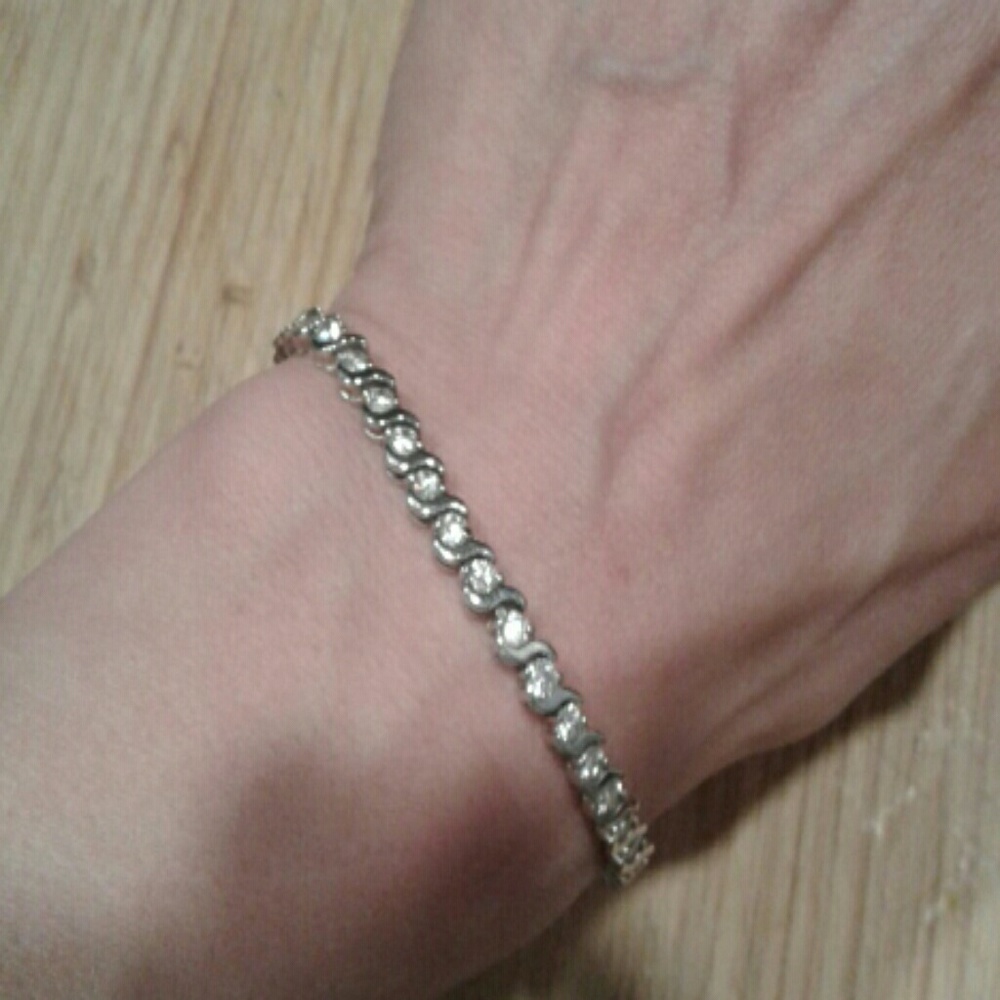On Sale!!!!!.....CZ Tennis Bracelet!